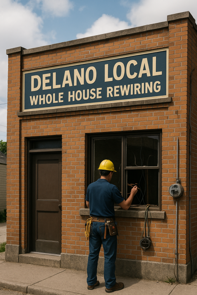 Whole House Rewiring in Delano 
