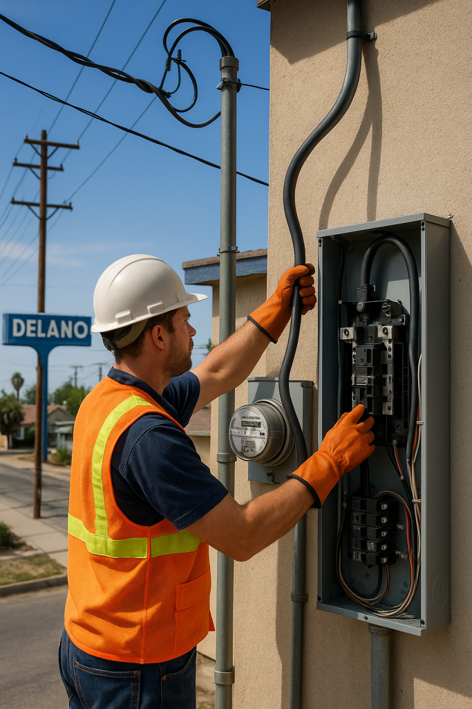 Electrical Service Upgrade in Delano