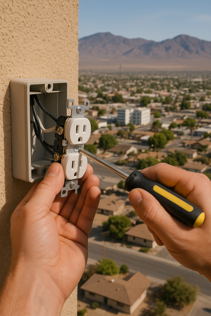 Outlet Installation in Ridgecrest