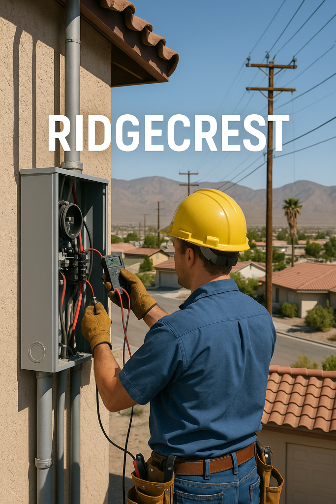 Electrical Service Upgrade in Ridgecrest