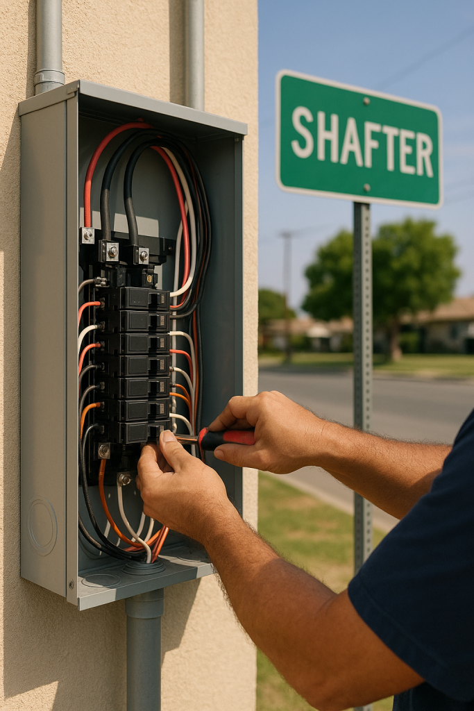 Electrical Panel Upgrade in Shafter 