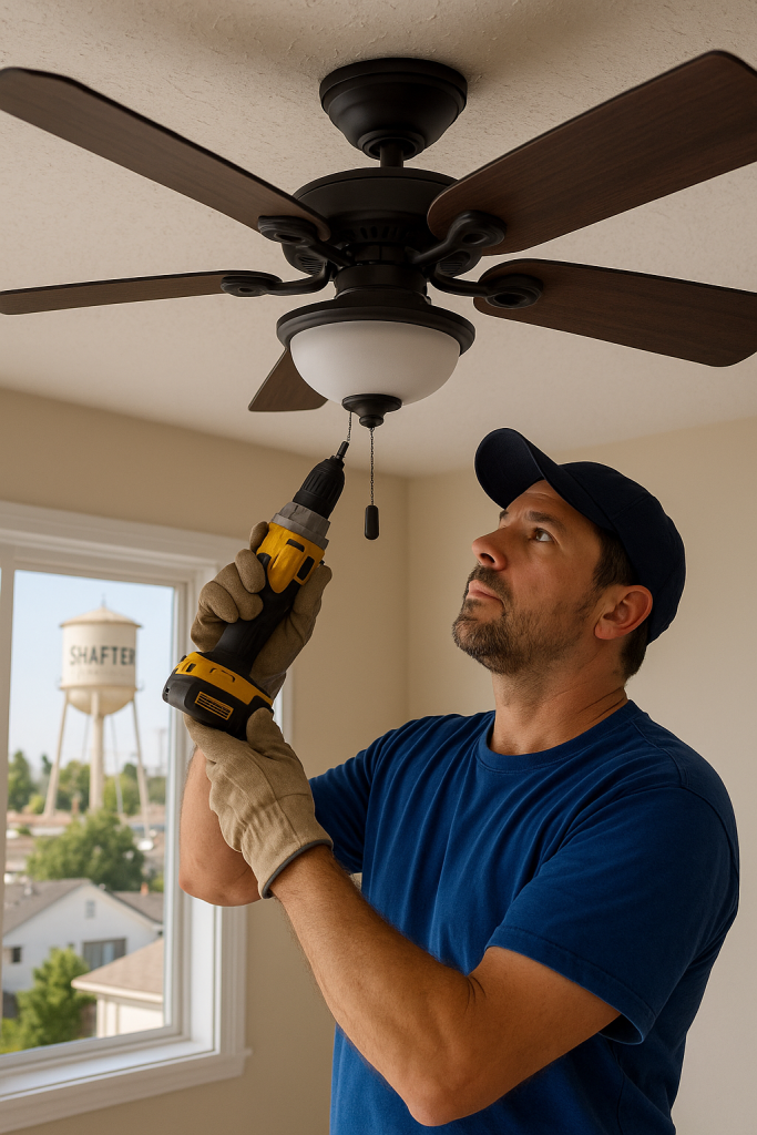 Ceiling Fan Installation in Shafter 