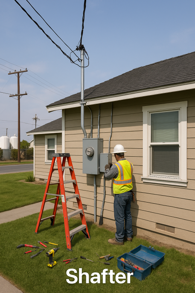 Electrical Service Upgrade in Shafter