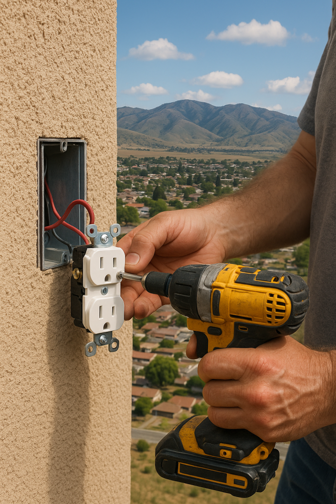 Outlet Installation in Tehachapi 