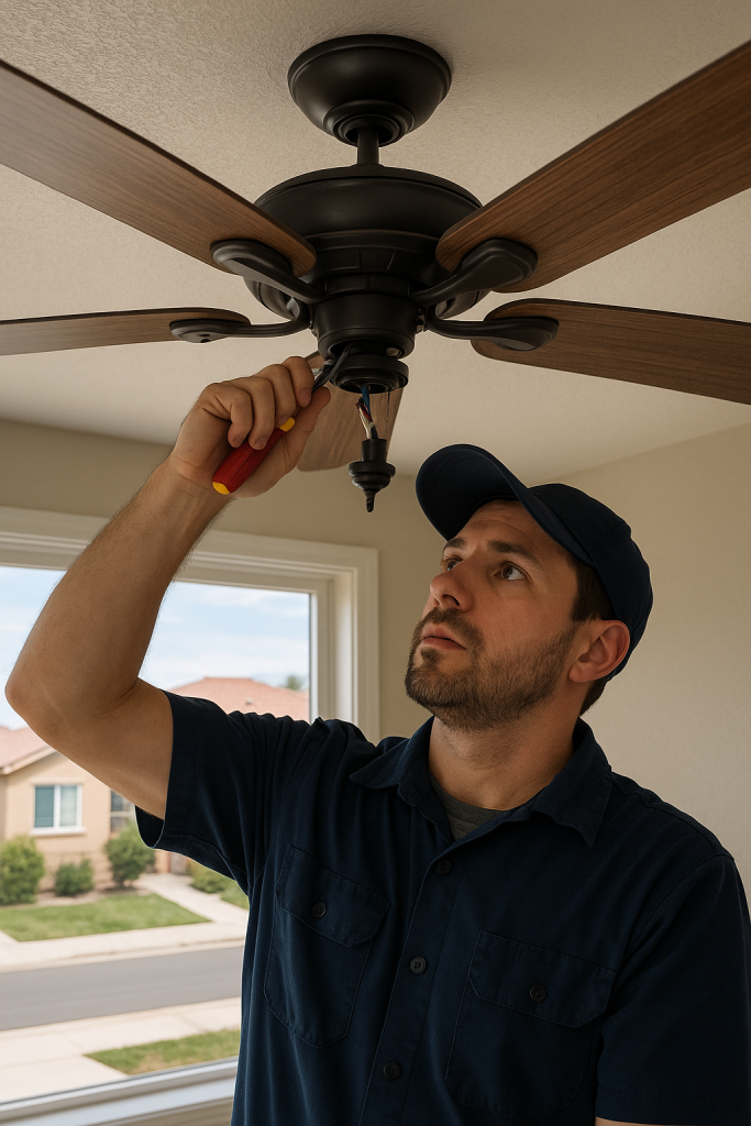 Ceiling Fan Installation in Wasco 