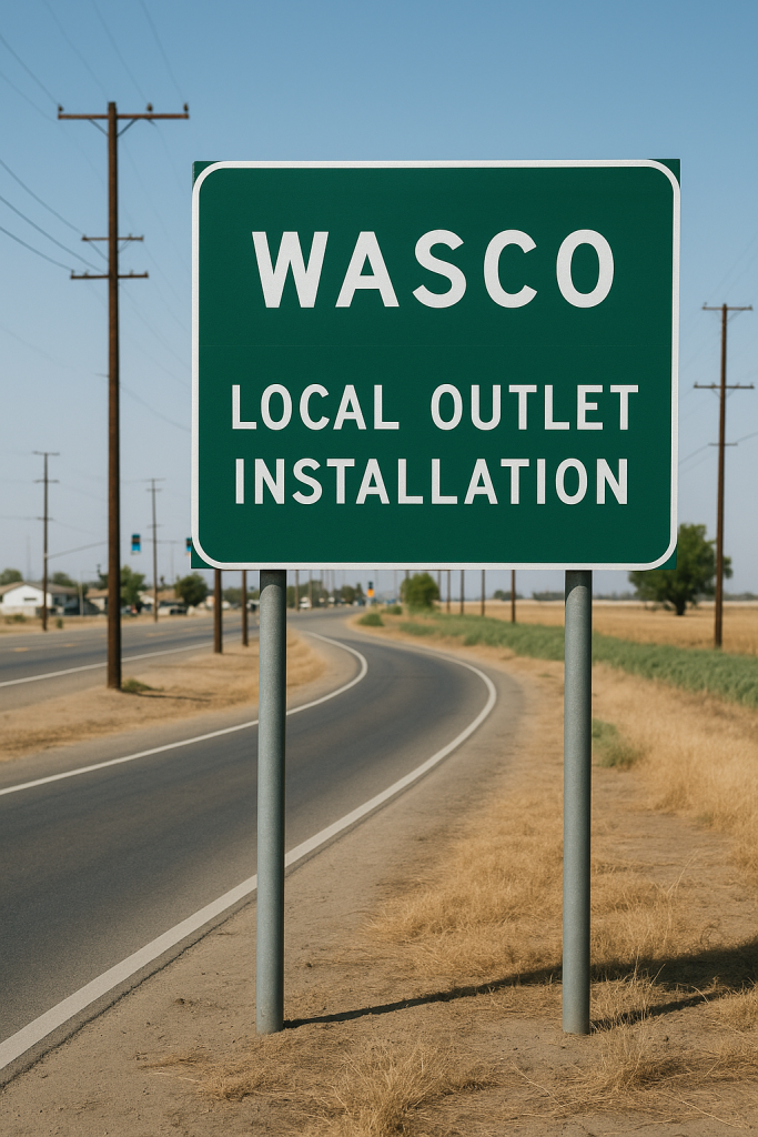 Outlet Installation in Wasco 